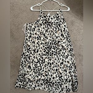Cheetah print dress